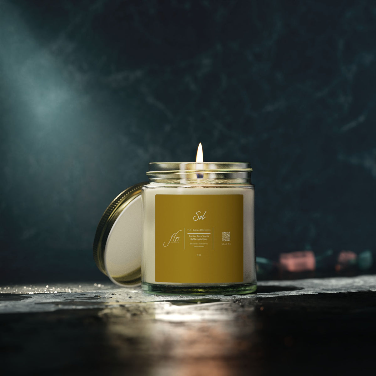 F.L.O. Sol Mini Candle (4 oz) – For the Love Of… Golden Afternoons