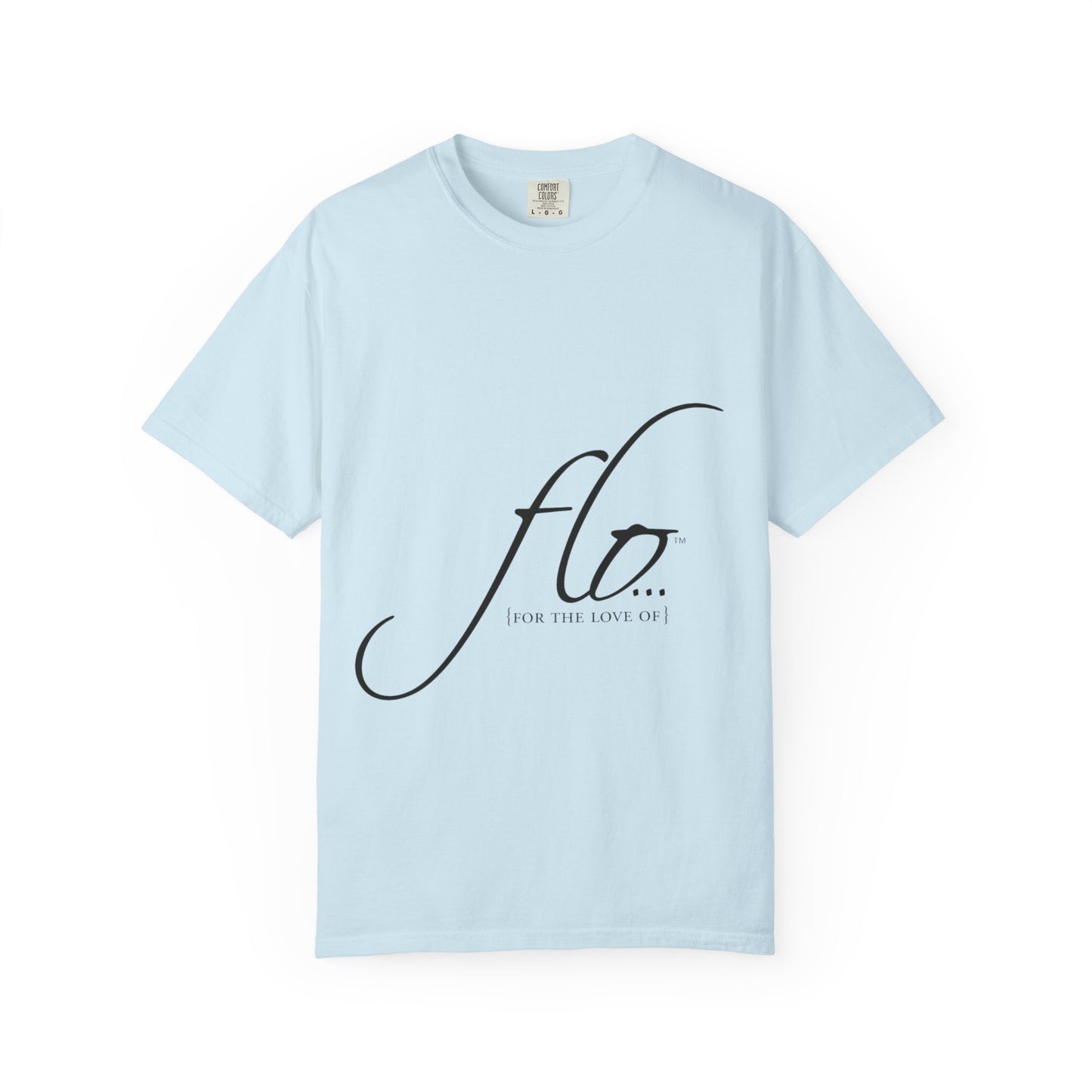 F.L.O. Script T‑Shirt — Minimalist Calligraphy Tee