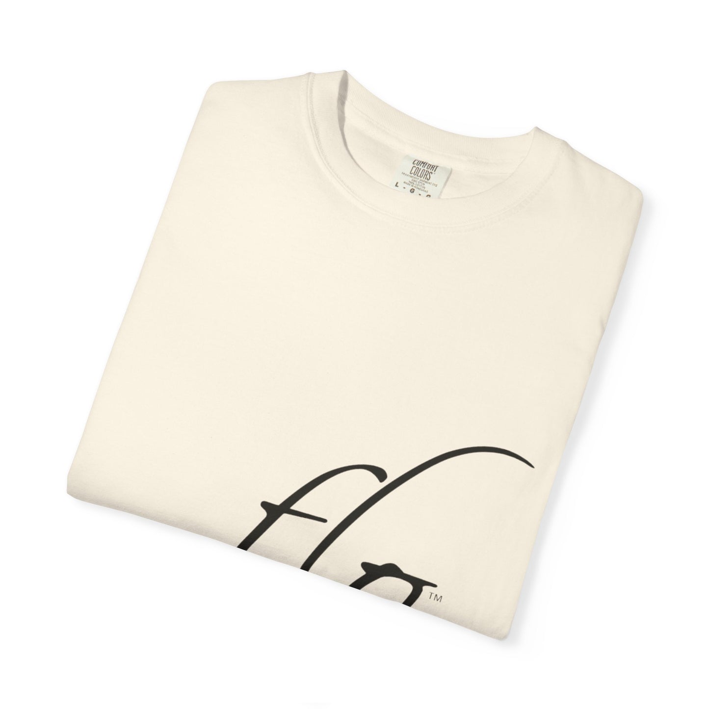 F.L.O. Script T‑Shirt — Minimalist Calligraphy Tee