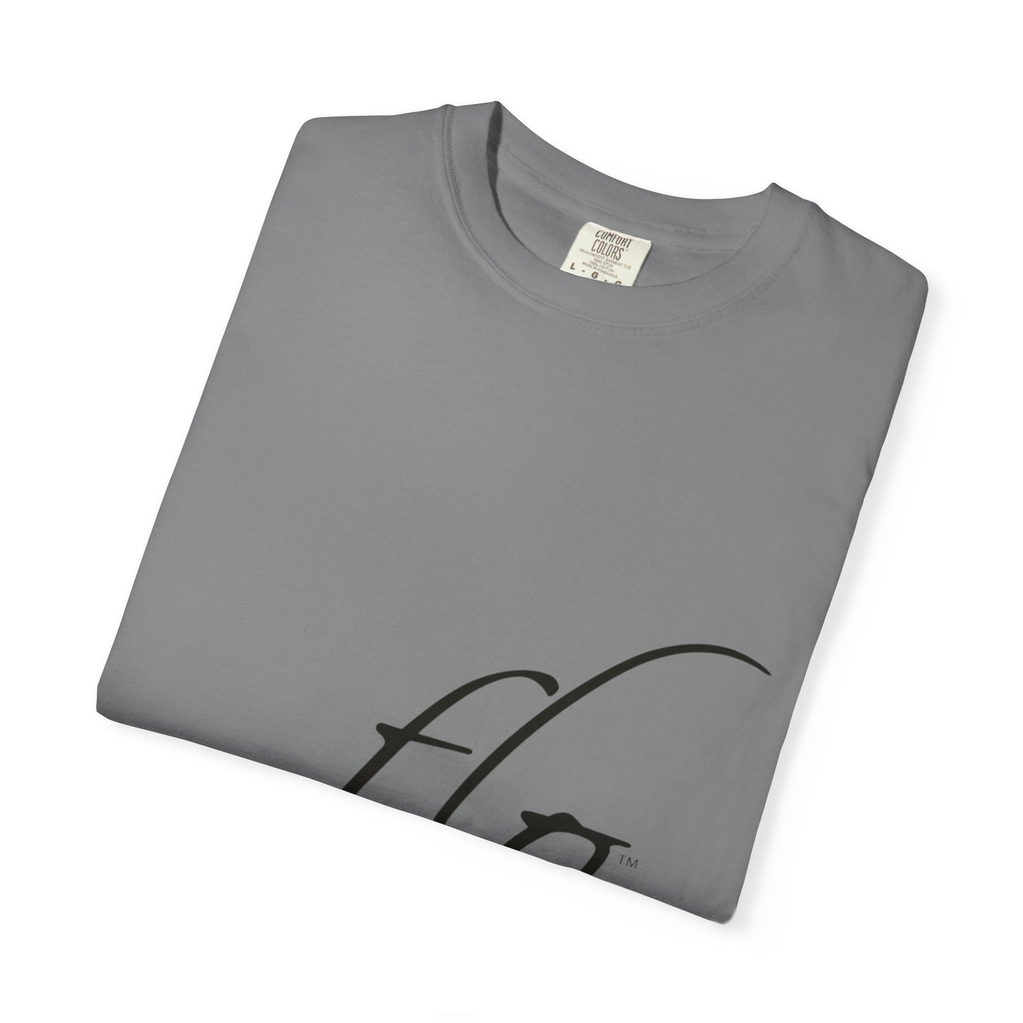 F.L.O. Script T‑Shirt — Minimalist Calligraphy Tee