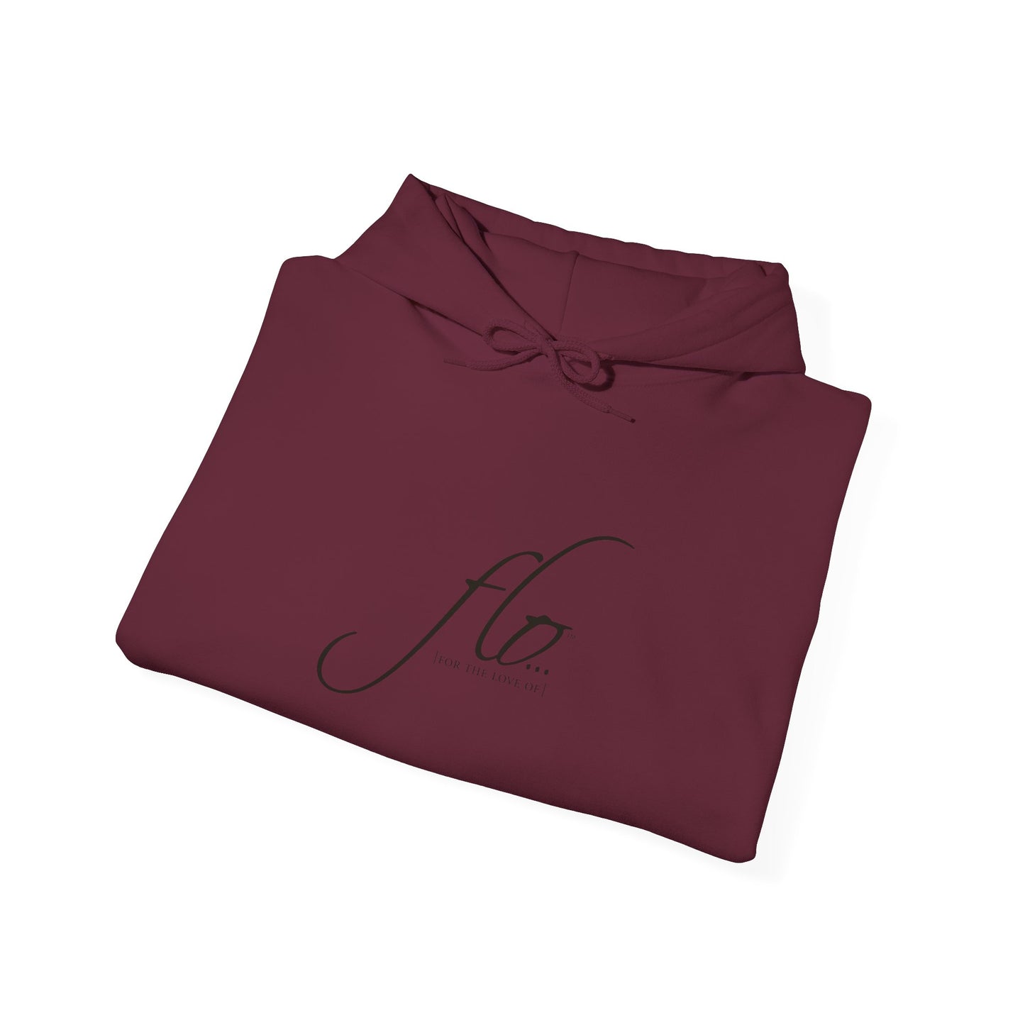 F.L.O. Script Hoodie — Minimalist Script Name Pullover