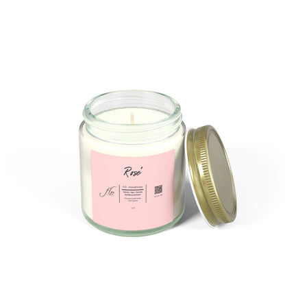 F.L.O. Rosé Mini Candle (4 oz) – For the Love Of… Light Evenings