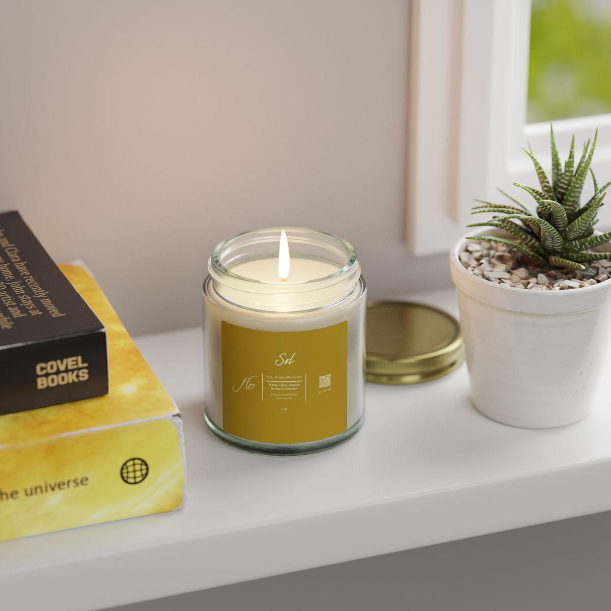 F.L.O. Sol Mini Candle (4 oz) – For the Love Of… Golden Afternoons