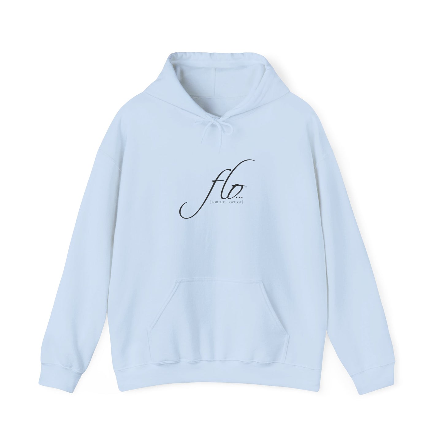 F.L.O. Script Hoodie — Minimalist Script Name Pullover