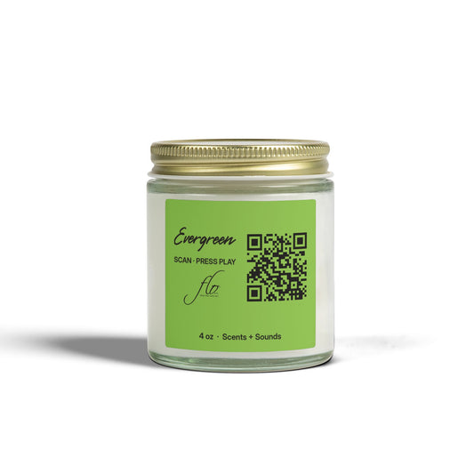 F.L.O. Evergreen Mini Candle (4 oz) – For the Love Of… Quiet Retreats