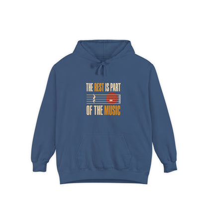 F.L.O. The Rest Is Part of the Music Vintage Hoodie — Garment-Dyed