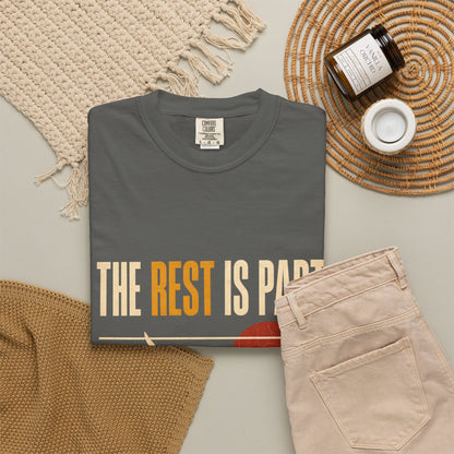 F.L.O. The Rest Is Part of the Music Vintage Tee — Garment-Dyed