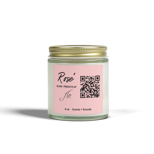 F.L.O. Rosé Mini Candle (4 oz) – For the Love Of… Light Evenings