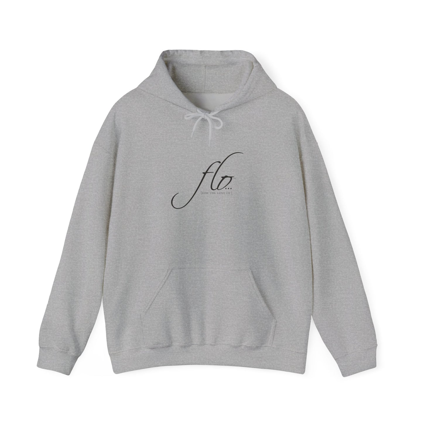 F.L.O. Script Hoodie — Minimalist Script Name Pullover