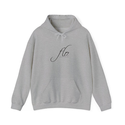 F.L.O. Script Hoodie — Minimalist Script Name Pullover