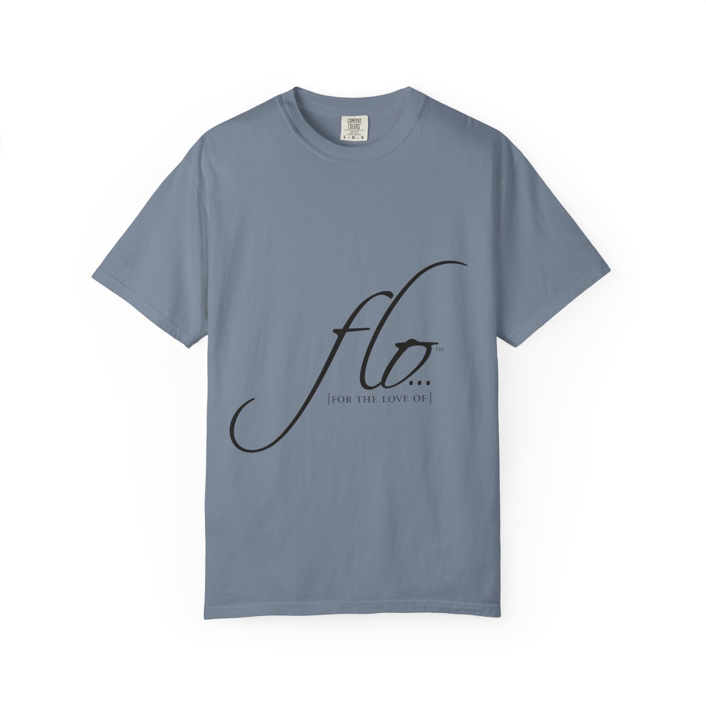 F.L.O. Script T‑Shirt — Minimalist Calligraphy Tee