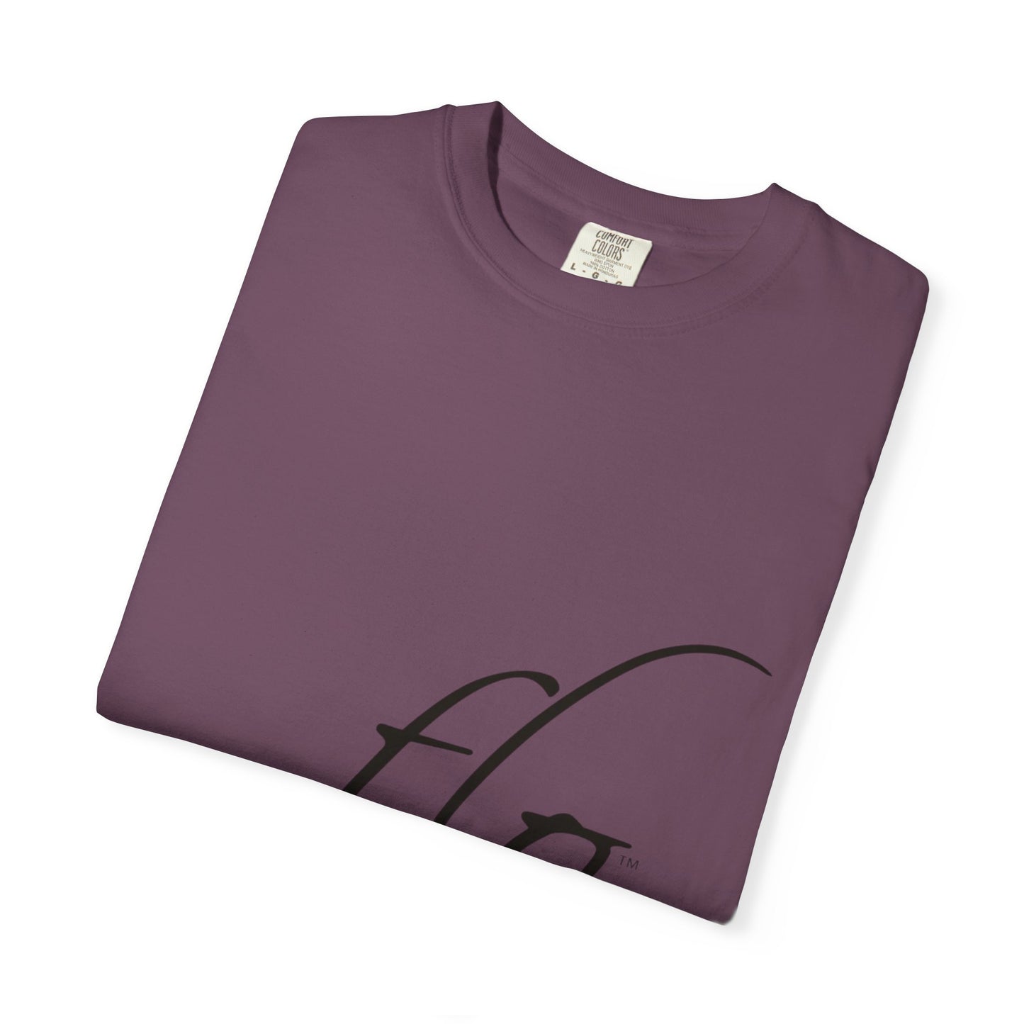 F.L.O. Script T‑Shirt — Minimalist Calligraphy Tee