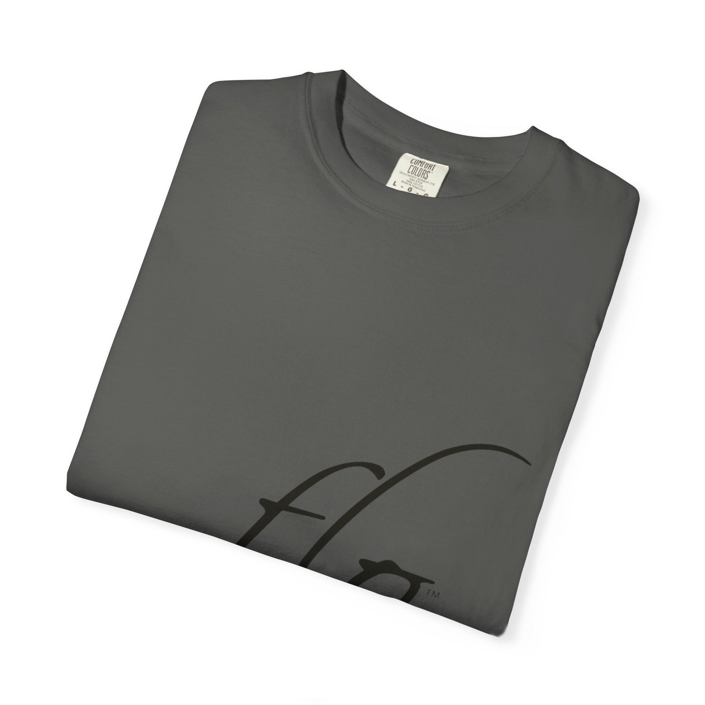 F.L.O. Script T‑Shirt — Minimalist Calligraphy Tee