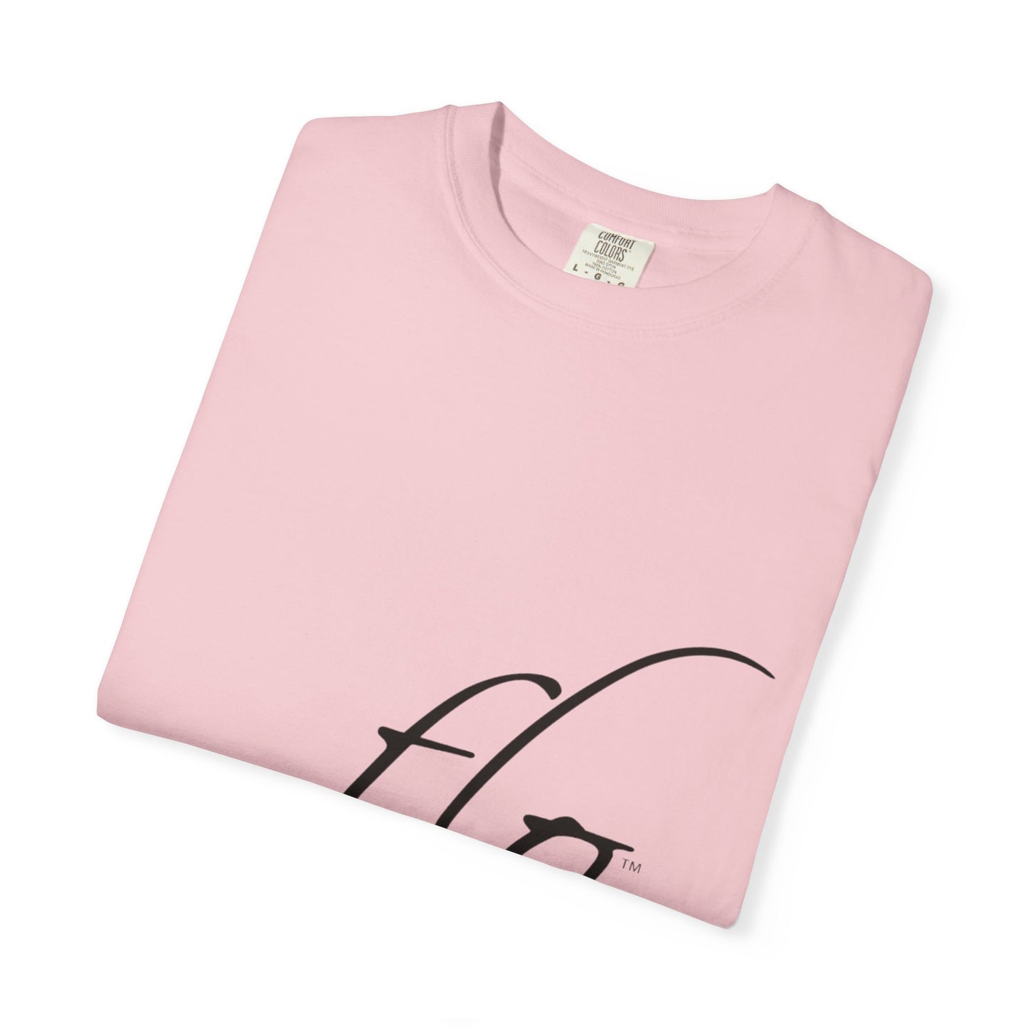 F.L.O. Script T‑Shirt — Minimalist Calligraphy Tee