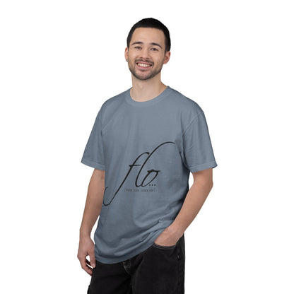 F.L.O. Script T‑Shirt — Minimalist Calligraphy Tee