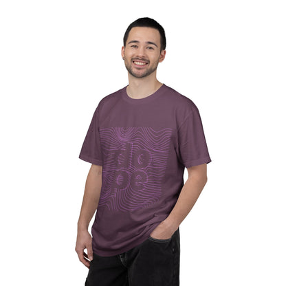 F.L.O. T-Shirt — Subtle Topographic "Hope" Line Art Graphic Tee