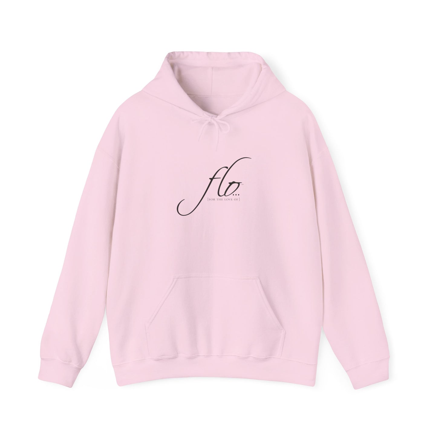 F.L.O. Script Hoodie — Minimalist Script Name Pullover
