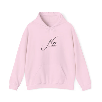 F.L.O. Script Hoodie — Minimalist Script Name Pullover