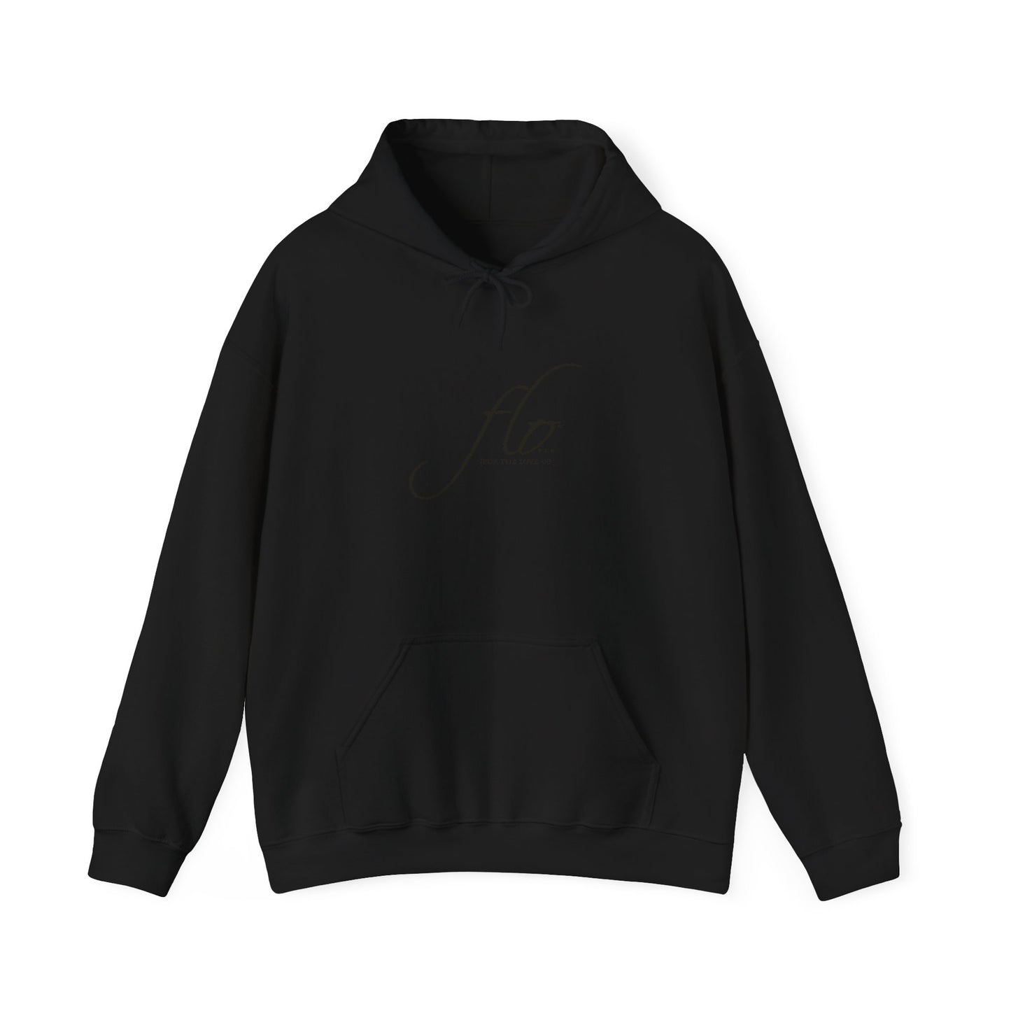 F.L.O. Script Hoodie — Minimalist Script Name Pullover