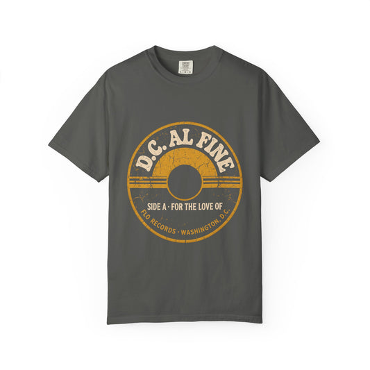 F.L.O. D.C. al Fine Vintage Record Tee — Garment-Dyed