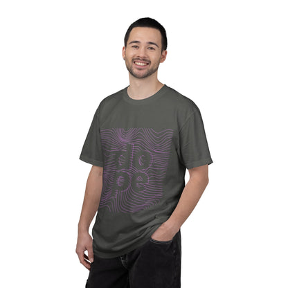F.L.O. T-Shirt — Subtle Topographic "Hope" Line Art Graphic Tee