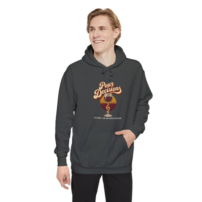 F.L.O. Pour Decisions Vintage Hoodie — Garment-Dyed