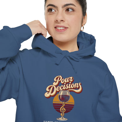 F.L.O. Pour Decisions Vintage Hoodie — Garment-Dyed