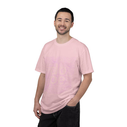 F.L.O. T-Shirt — Subtle Topographic "Hope" Line Art Graphic Tee