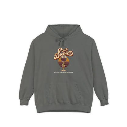 F.L.O. Pour Decisions Vintage Hoodie — Garment-Dyed