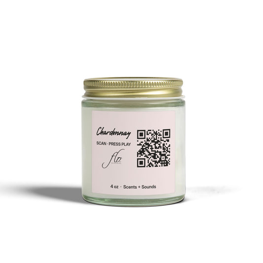 F.L.O. Chardonnay Mini Candle (4 oz) – For the Love Of… Smooth Evenings