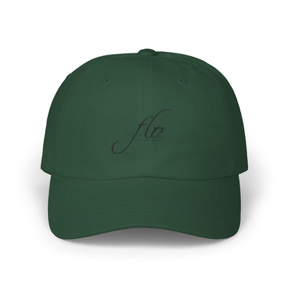 F.L.O. Dad Cap – Minimal Script Embroidered Baseball Hat