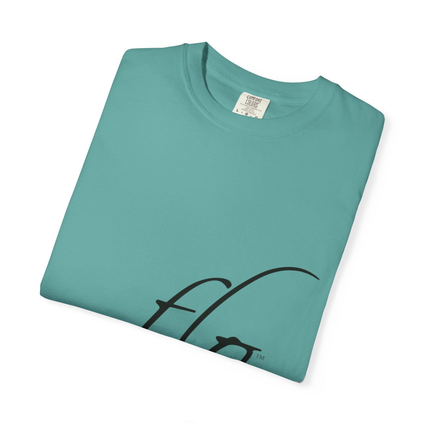 F.L.O. Script T‑Shirt — Minimalist Calligraphy Tee