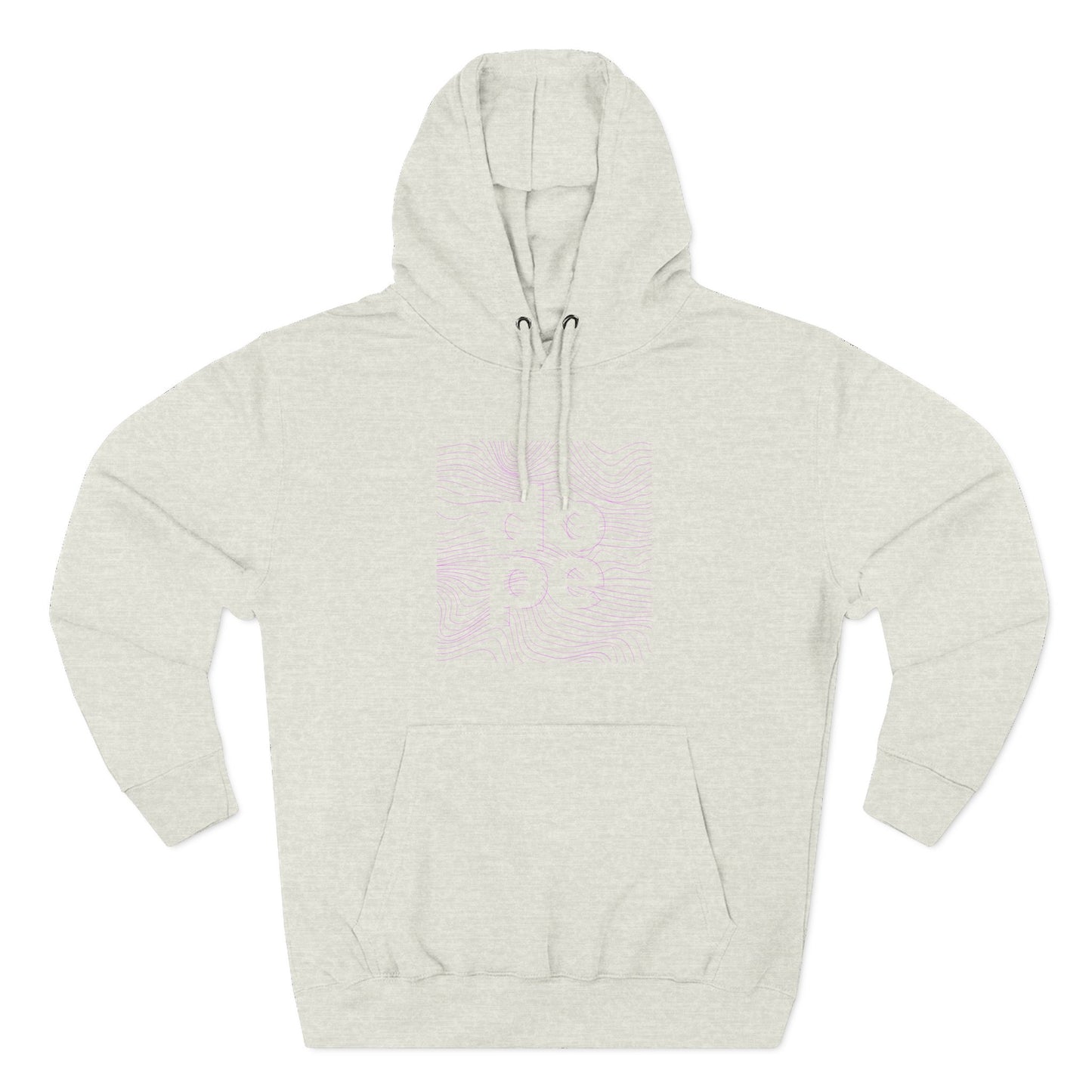 F.L.O. Classic White Hoodie — Cozy Fleece Pullover