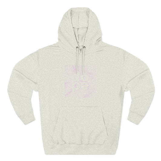 F.L.O. Classic White Hoodie — Cozy Fleece Pullover