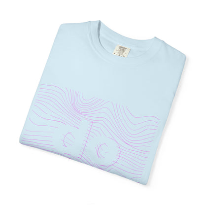 F.L.O. T-Shirt — Subtle Topographic "Hope" Line Art Graphic Tee