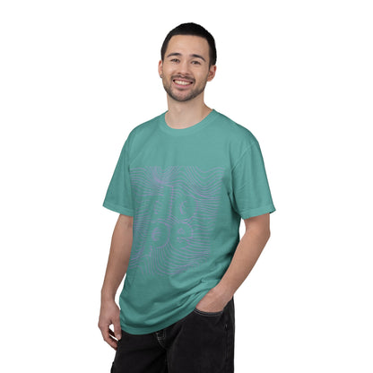 F.L.O. T-Shirt — Subtle Topographic "Hope" Line Art Graphic Tee