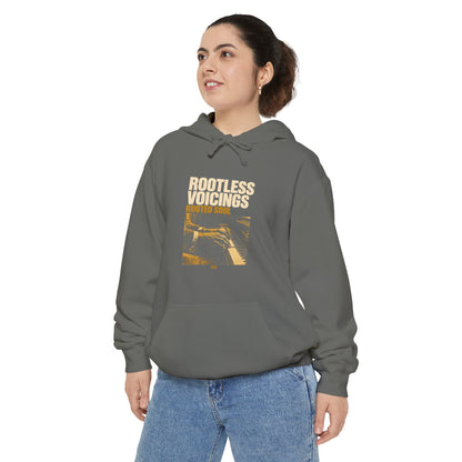 F.L.O. Rootless Voicings, Rooted Soul Vintage Hoodie — Garment-Dyed