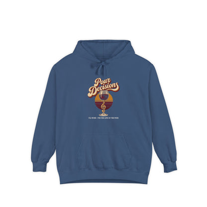 F.L.O. Pour Decisions Vintage Hoodie — Garment-Dyed