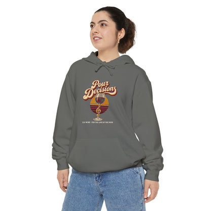 F.L.O. Pour Decisions Vintage Hoodie — Garment-Dyed