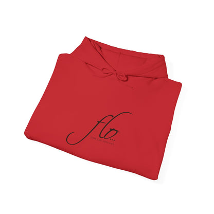 F.L.O. Script Hoodie — Minimalist Script Name Pullover