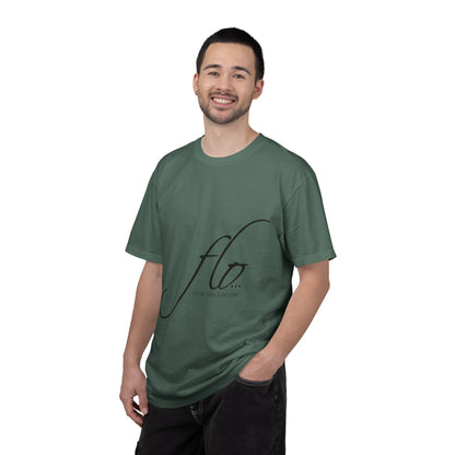 F.L.O. Script T‑Shirt — Minimalist Calligraphy Tee