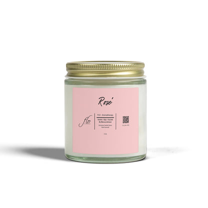 F.L.O. Rosé Mini Candle (4 oz) – For the Love Of… Light Evenings