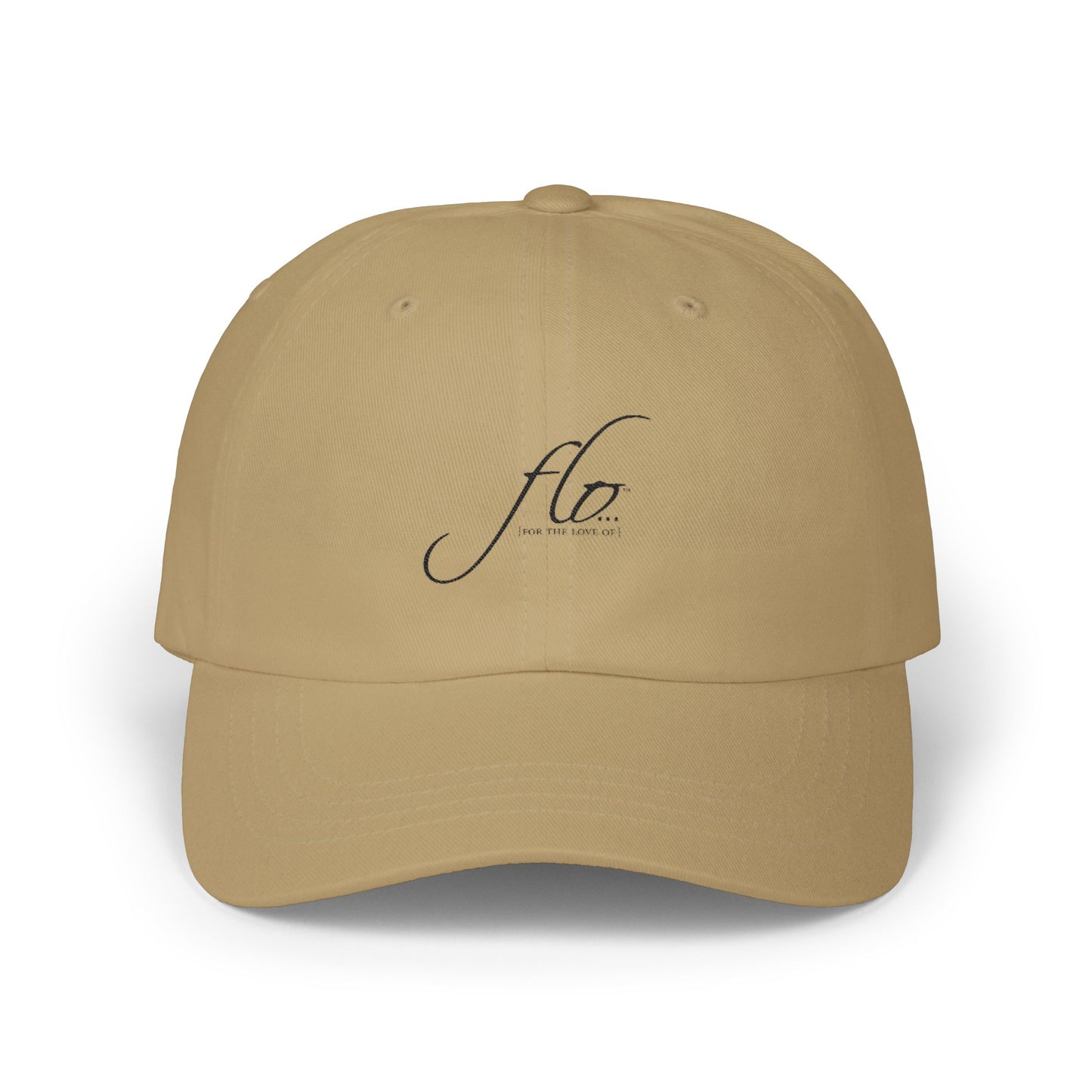 F.L.O. Dad Cap – Minimal Script Embroidered Baseball Hat