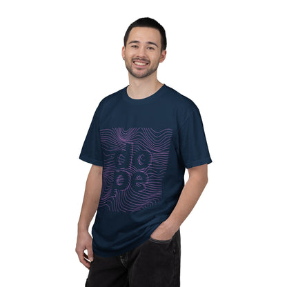 F.L.O. T-Shirt — Subtle Topographic "Hope" Line Art Graphic Tee