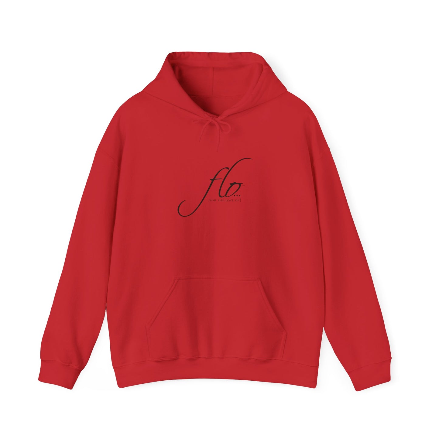 F.L.O. Script Hoodie — Minimalist Script Name Pullover