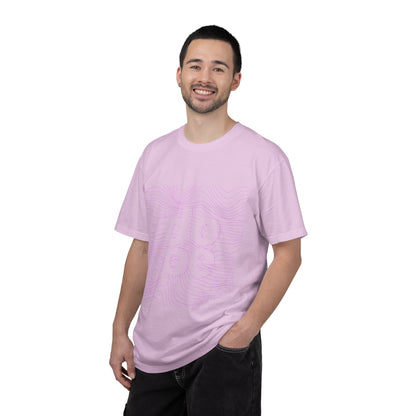 F.L.O. T-Shirt — Subtle Topographic "Hope" Line Art Graphic Tee