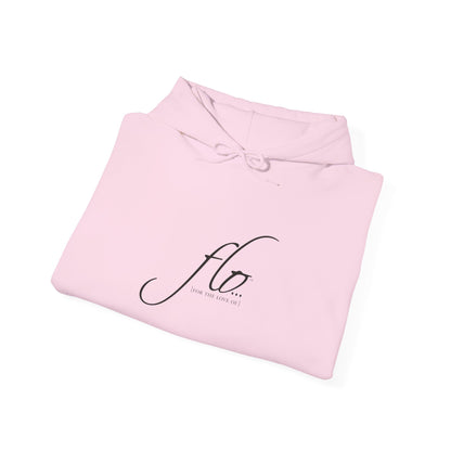 F.L.O. Script Hoodie — Minimalist Script Name Pullover