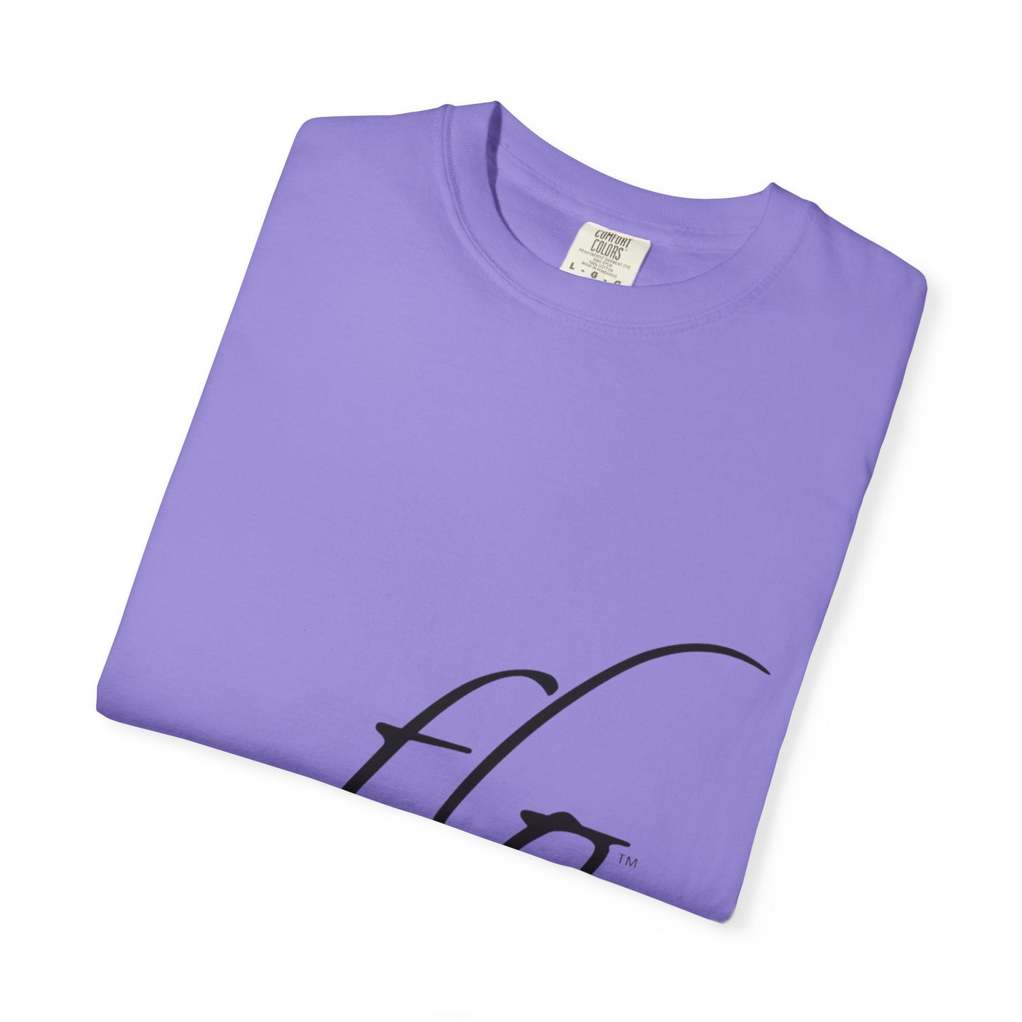 F.L.O. Script T‑Shirt — Minimalist Calligraphy Tee