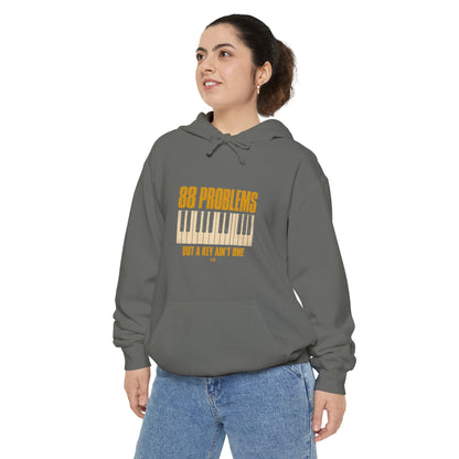 F.L.O. 88 Problems But a Key Ain't One Vintage Hoodie — Garment-Dyed