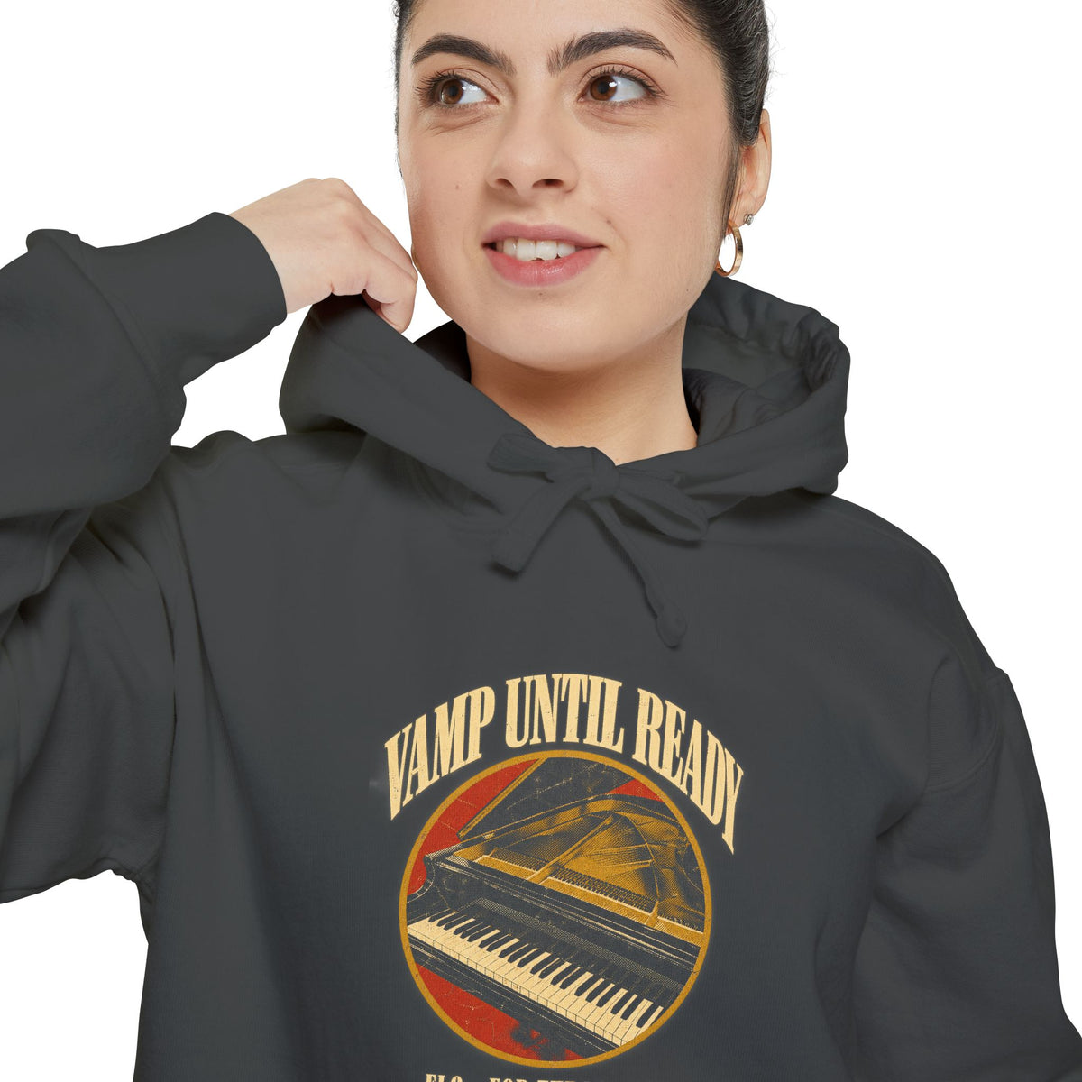 F.L.O. Vamp Until Ready Vintage Hoodie — Garment-Dyed